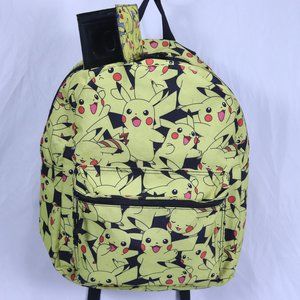 Pokemon Pikachu Print All Over Backpack & Wallet Bundle